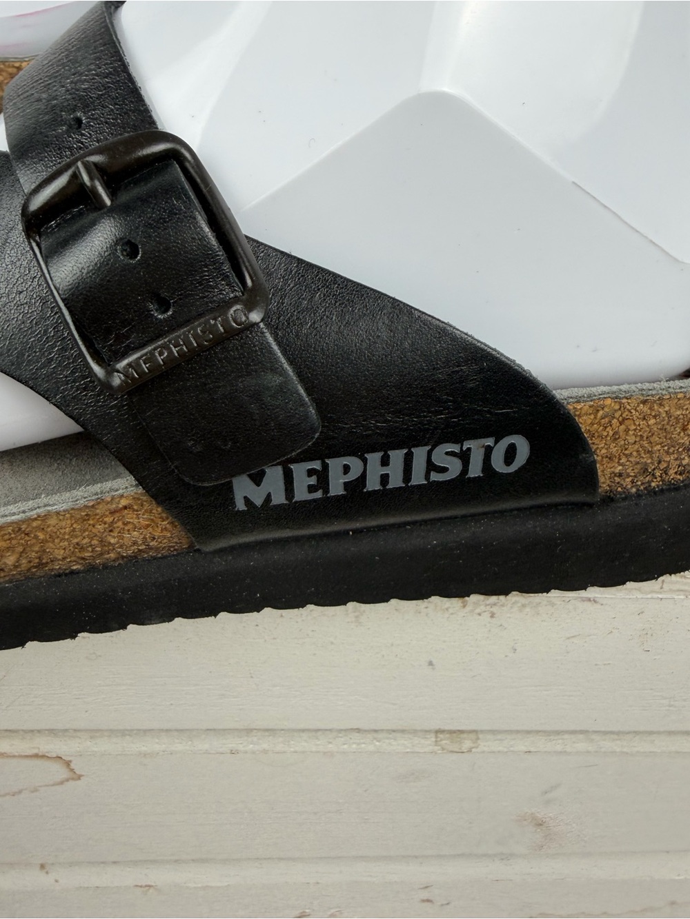 Mephisto Helen sandals in black Leather upper with cork size 8 - Picture 10 of 13